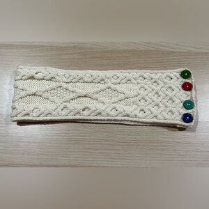 Chic Cream Knit Scarf